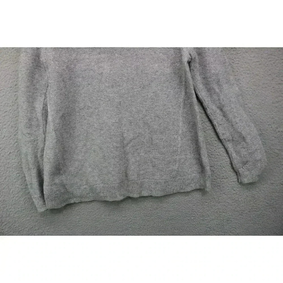 Madewell Women's Gray Split Back Sweater-Size Medium - Picture 8 of 8